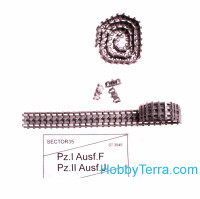 Assembled metal tracks for Pz.I Ausf.F, Pz.II Ausf.J