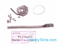 Assembled metal tracks for Pz.II Ausf.D