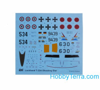 Sword  72028 T-33 Shooting Star (JASDF,Luftwaffe) with pe set