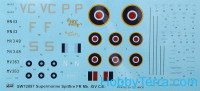 Sword  72097 Spitfire FR Mk.XIV E (4 decal versions)