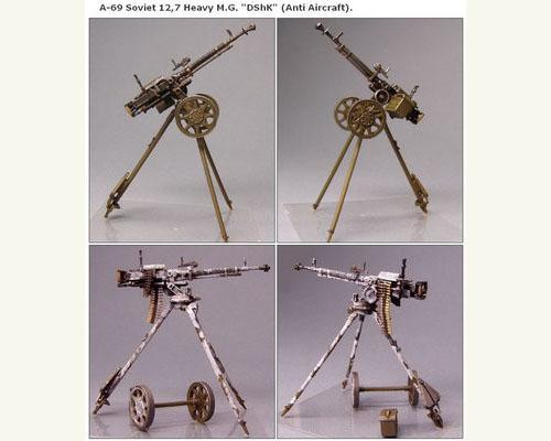 ソ連12.7ヘビーMG」dshk38重機関銃」（アンチ航空機） Tank HobbyTerra.com
