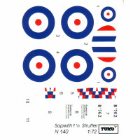 Decal for Sopwith 1 1/2 Strutter