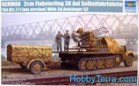 German 2cm Flakvierling 38 auf Selbstfahrlafette (Sd.Kfz.7/1 Late Version) with Sd.Anhanger 52