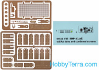 Trumpeter  01532 BMP-3(UAE) w/ERA titles and combined screens