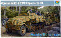 German Sd.Kfz.8 Gepanzerte 12t artillery tractor