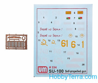 UM  334 SU-100 Soviet self-propelled gun