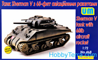 Sherman V tank with 60lb aircraft rocket