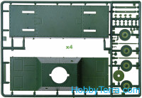 UMmt  678 Armored train of type BP-43 "Soviet railroader" (#2, the 61st SATD)