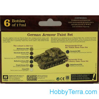 Vallejo  70155 Paints Set "German armour War Games", 6x17ml