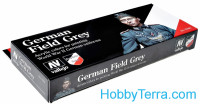 Vallejo  70181 Model Color Set. German field grey. German uniform WWII, 8pcs