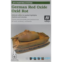 AFV German red oxide 6x8ml