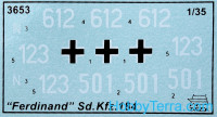 Zvezda  3653 Sd.Kfz.184 German tank destroyer "Ferdinand"