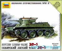 BT-5 Soviet light tank, scale 1/100