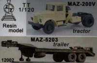 MAZ-200V with trailer MAZ-5203