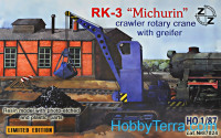 PK-3 Michurin crawler rotary crane with greifer