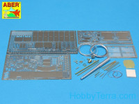 Aber  35-K20 Pz.Kpfw.VI Ausf.E (Sd.Kfz.181) Tiger I late version, for Tamiya