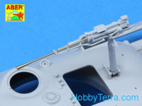 Aber  35-L179 Armament for IS-7 tank (with long muzzle brake) 1x130mm, 2x14,5mm, 6x7,62mm (Trumpeter)