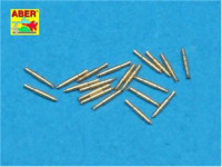 Set of 20 pcs 0,5in (12,7mm) Vickers Mk.III machine gun barrels for Royal Navy ships