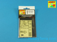 Aber  48-050 Photo-etched set 1/48 German 88mm anti-aircraft gun Armour for Flak 36/37, for Tamiya/Italeri kit