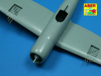 Aber  A48-109 Set of 8 turned cal .50 (12,7mm) U.S. Browning M2 barrels for P-47 Thunderbolt