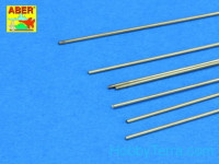 Brass round rods fi 0,7mm length 250mm 7 pcs