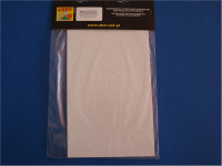 Polystyrene plates 195 x 315 x 1,00 mm x 2 pcs