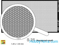 Nets interlace look and hexagonal (80x45mm) 1,5x1,4mm