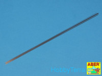 Steel round rods fi 0,3mm length 250mm 12 pcs