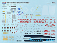 Academy  12520 USMC F/A-18A+ "VMFA-232 Red Devils" fighter