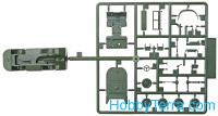 Academy  13408 WWII Ground vehicle series. M3 US halftrack and 1/4 ton amhibian vehicle