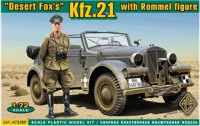 Kfz.21 with Rommel figure
