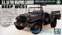 U.S. 3/4 ton Weapons Carrier beep WC51