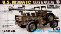 M38AIC 1/4T 106mm Rec Rifle