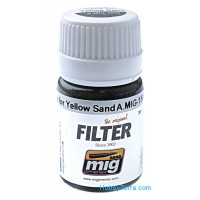 Filter. Grey for yellow sand