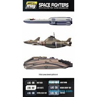 MIG (AMMO)  7131 Smart Set. Space fighters SCI-FI colors