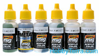 MIG (AMMO)  7149 Smart Set. Green mechas colors