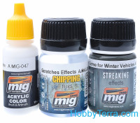 MIG (AMMO)  7411 Weathering Set. Winter Camo