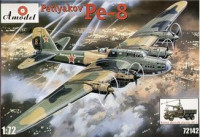 Pe-8 WWII Soviet bomber & AS-2 aircraft starter