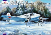 Yakovlev Yak-6M with ski gear