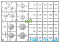 Ark models  35008 PaK 43/3 Waffentrager German 88mm SPG