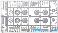 Ark models  35026 BT-7A WWII Russian artillery tank