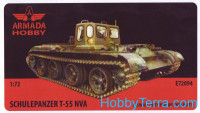 Schulepanzer T-55 NVA (resin kit & PE set)