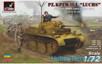 Pz.Kpfw.II Ausf.L Luchs German WWII light recon tank, early&late