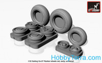 Armory  AW32004 Wheels set 1/32 for Sukhoj Su-27 Flanker, early type