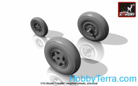 Wheels set 1/72 for Gloster 