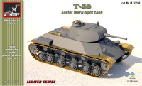 T-50 Soviet WWII light tank, full kit