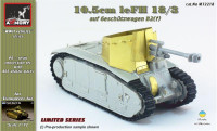 10,5cm leFH 18-3 auf Geschutzwagen B2(f), for Trumpeter Char B1bis kit