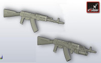 5.45mm AK-74 - Soviet assault rifle (2pcs)