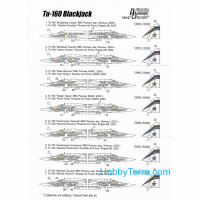 Authentic Decal  14407 Decal 1/144 for Tu-160 BlackJack