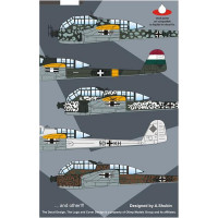 Authentic Decal  4845 WWII Luftwaffe Focke-Wulf Fw.189 Uhu